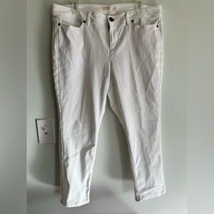 J.Jill White Denim Pants